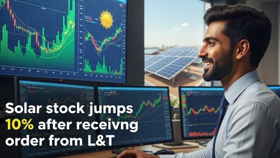 Solar Stock Jump Got Order From L and T