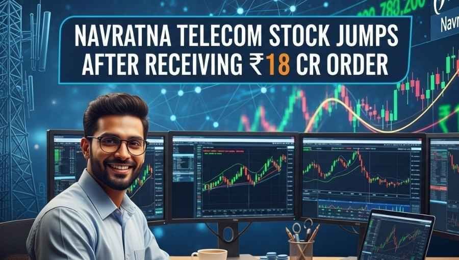 Navaratna Telecom Stock Jump With 18Cr Order